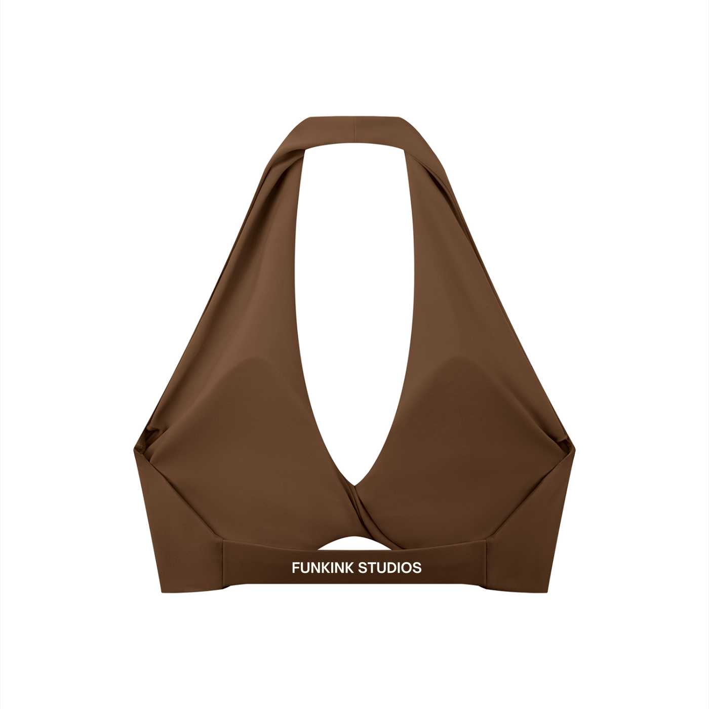 TWISTED HALTER SPORTS BRA - COLOURS
