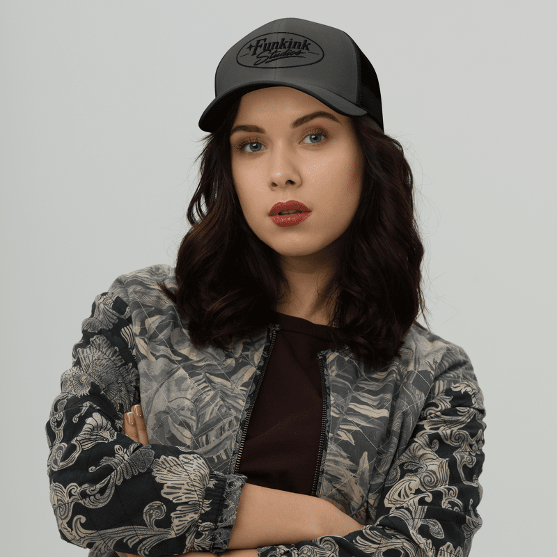 TRUCKER CAP - DARK GREY & BLACK