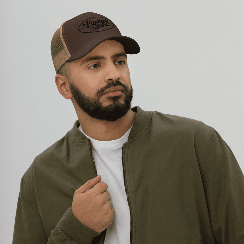 TRUCKER CAP - BROWN KHAKI