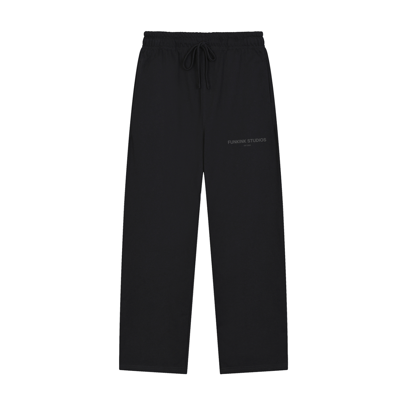 JOGGERS - STRAIGHT LEG - BLACK