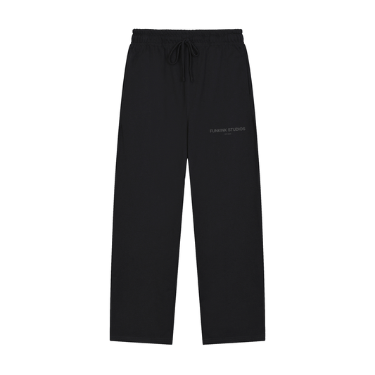 JOGGERS - STRAIGHT LEG - BLACK