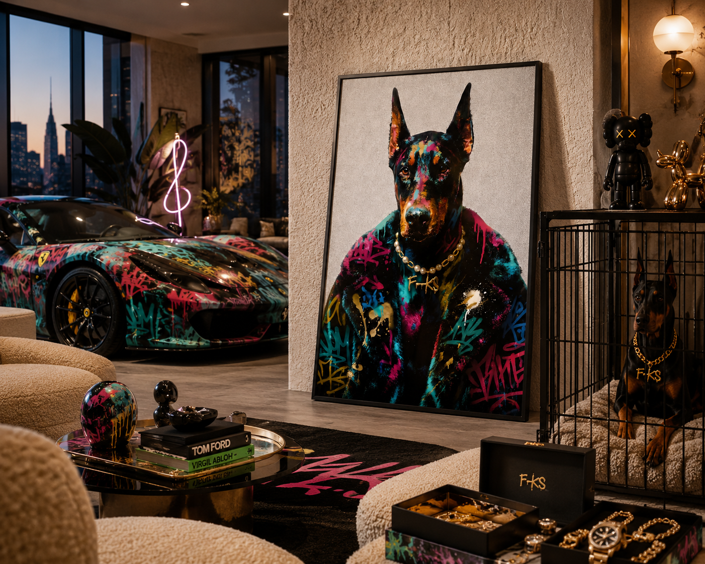 DOBERMAN DELUXE GRAFFITI
