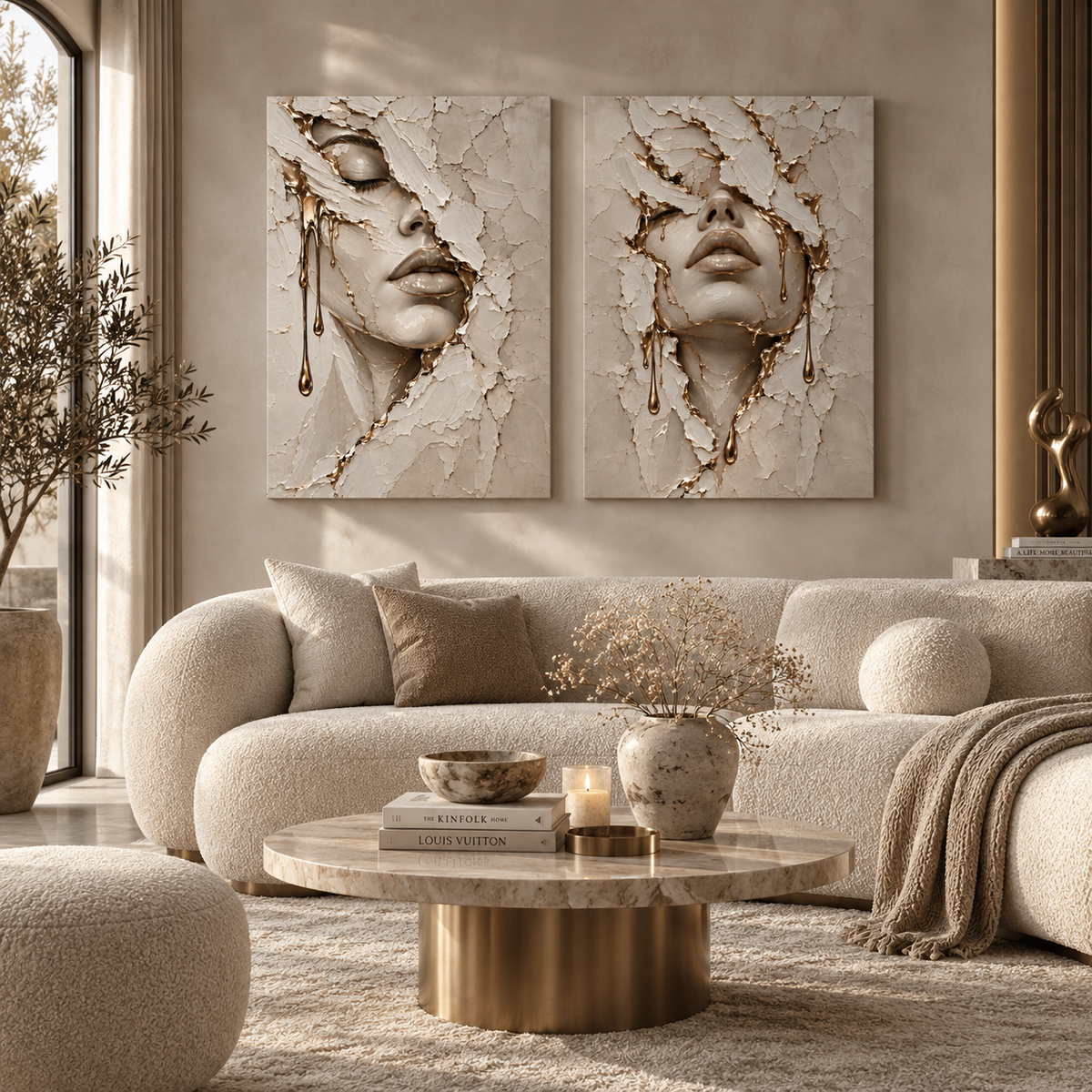 GOLD BLOODED 1 - Canvas