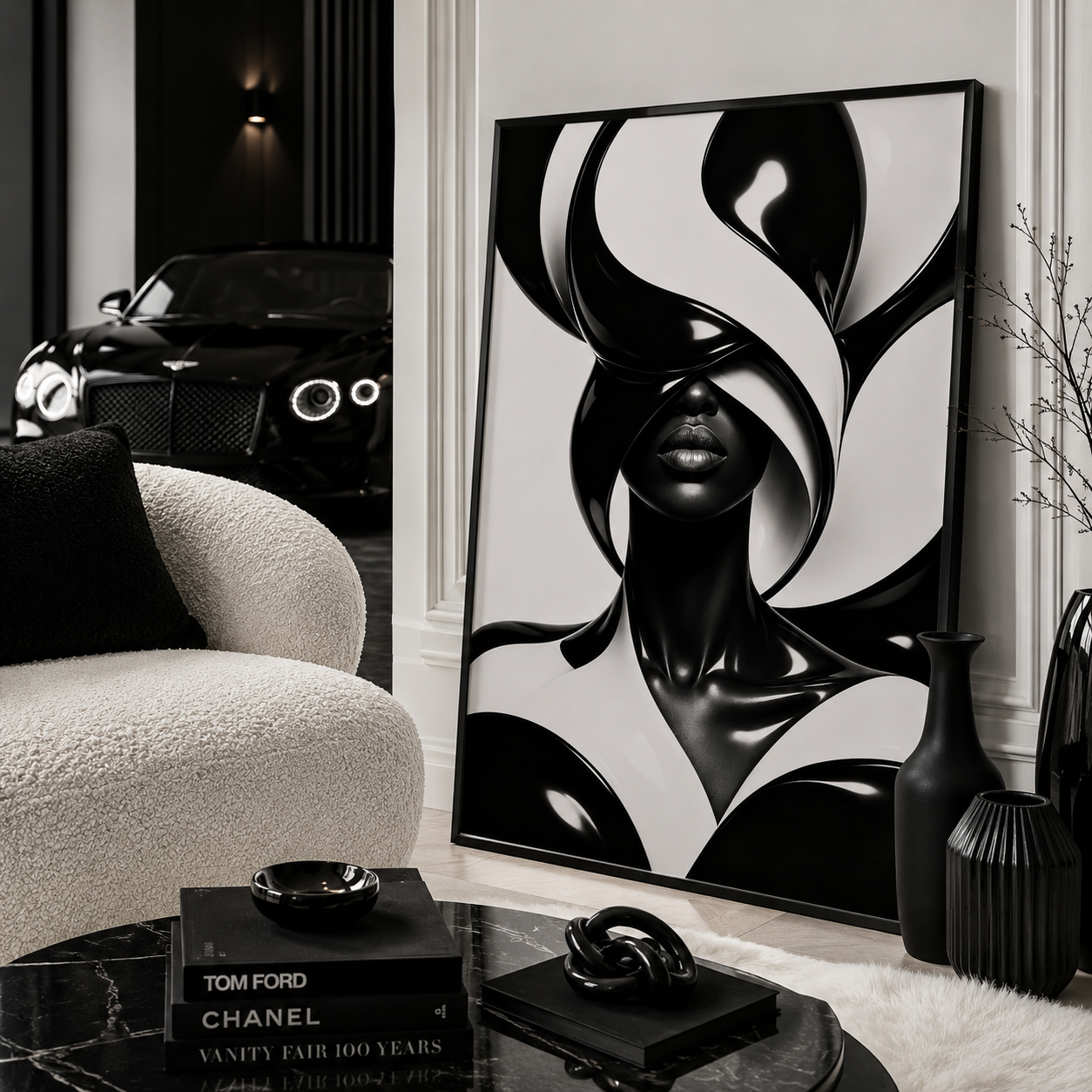 BLACK & WHITE GLOSS
