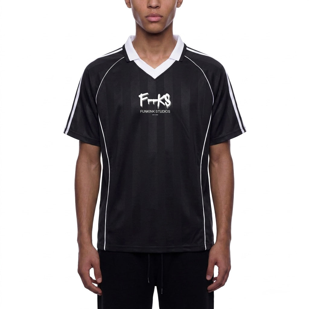 SOCCER JERSEY - BLACK/GREY/BLUE/GREEN