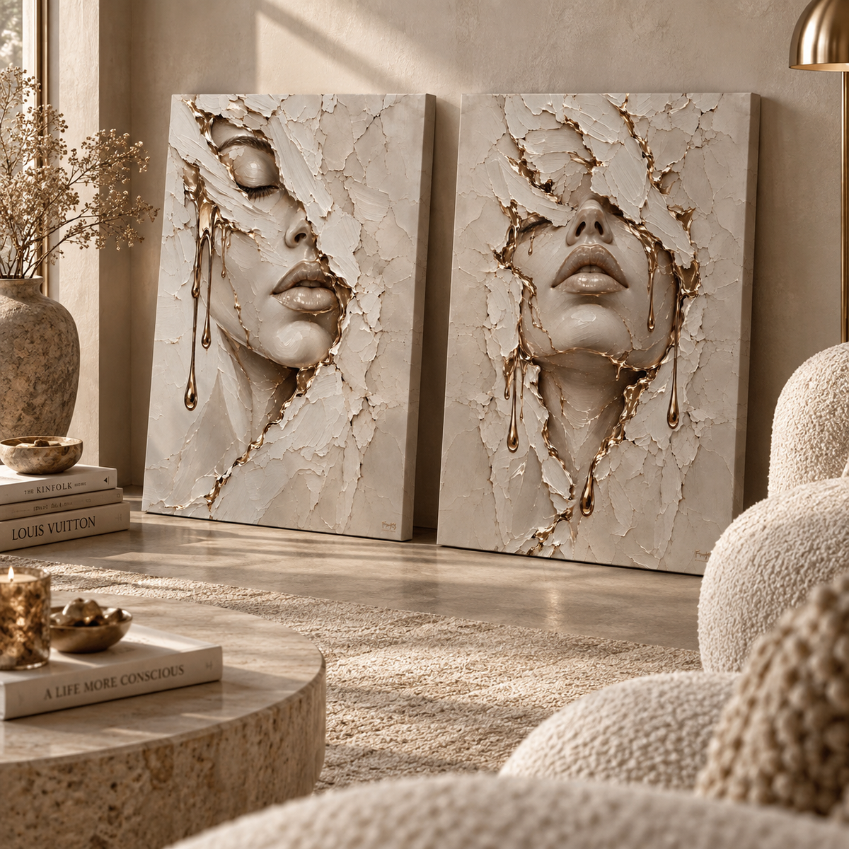 GOLD BLOODED 1 - Canvas