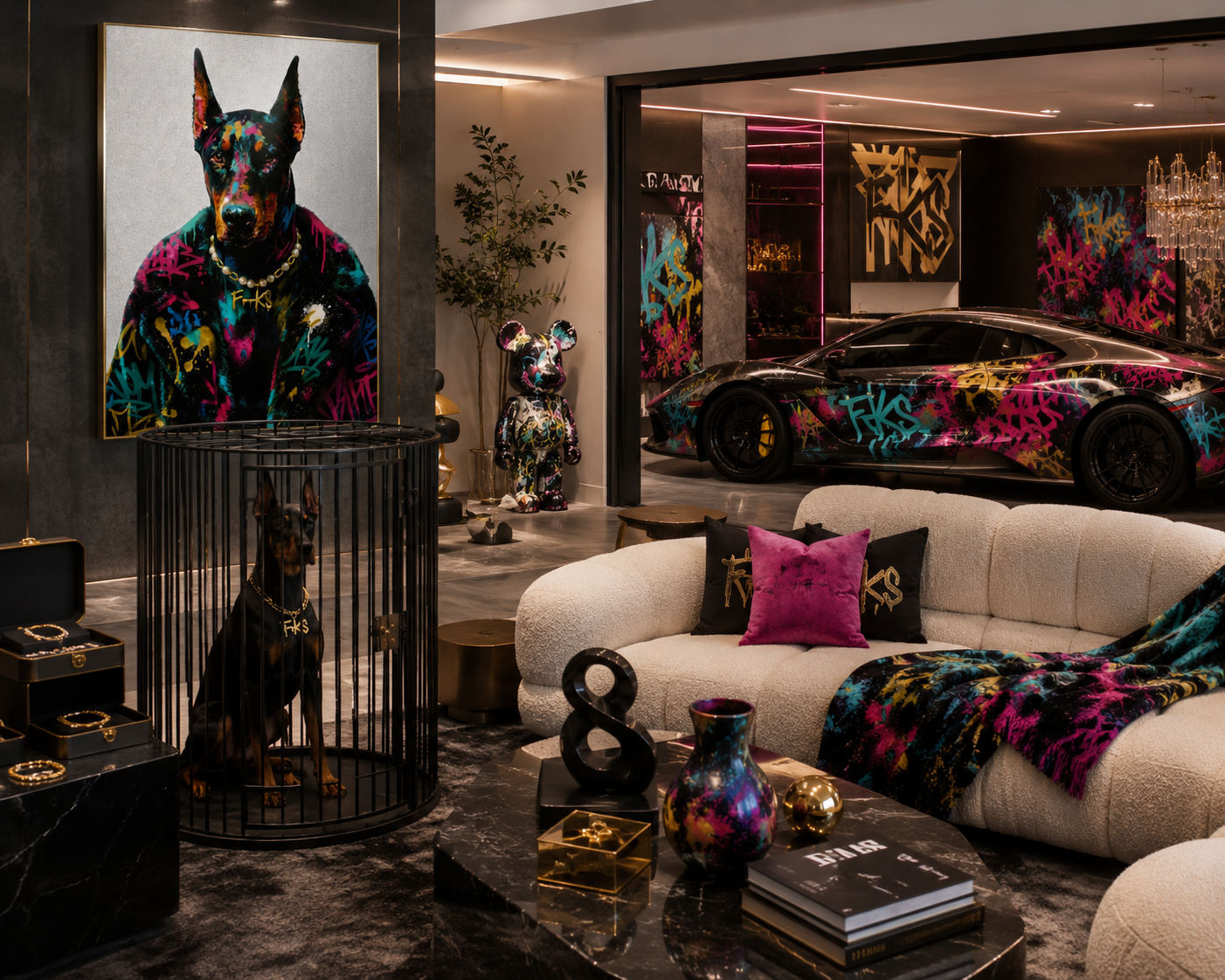 DOBERMAN DELUXE GRAFFITI