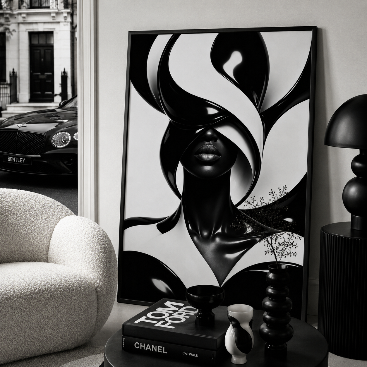 BLACK & WHITE GLOSS