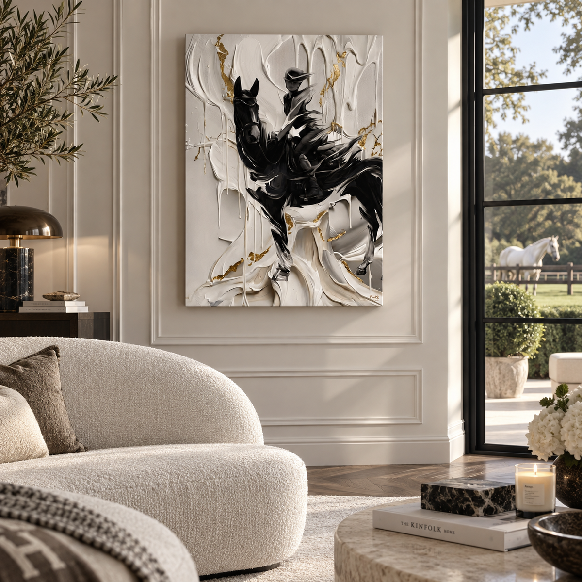MELTING RIDER - Canvas