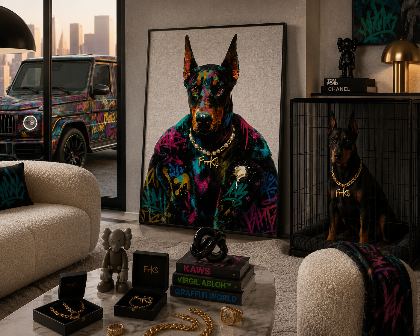 DOBERMAN DELUXE GRAFFITI