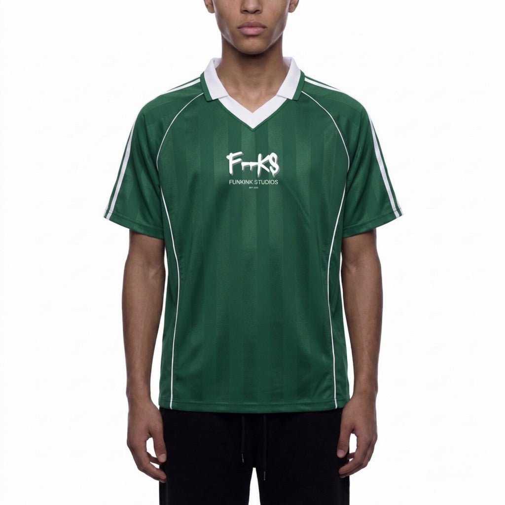 SOCCER JERSEY - BLACK/GREY/BLUE/GREEN