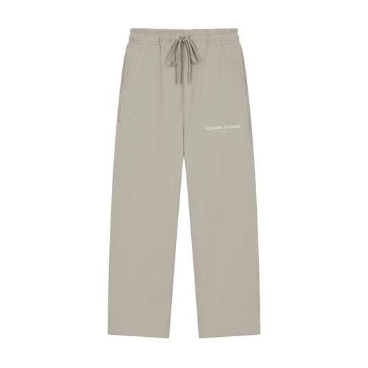 JOGGERS - STRAIGHT LEG - BEIGE STONE