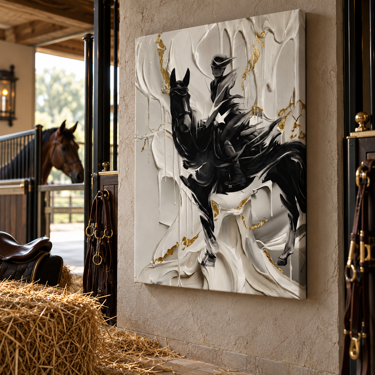 MELTING RIDER - Canvas