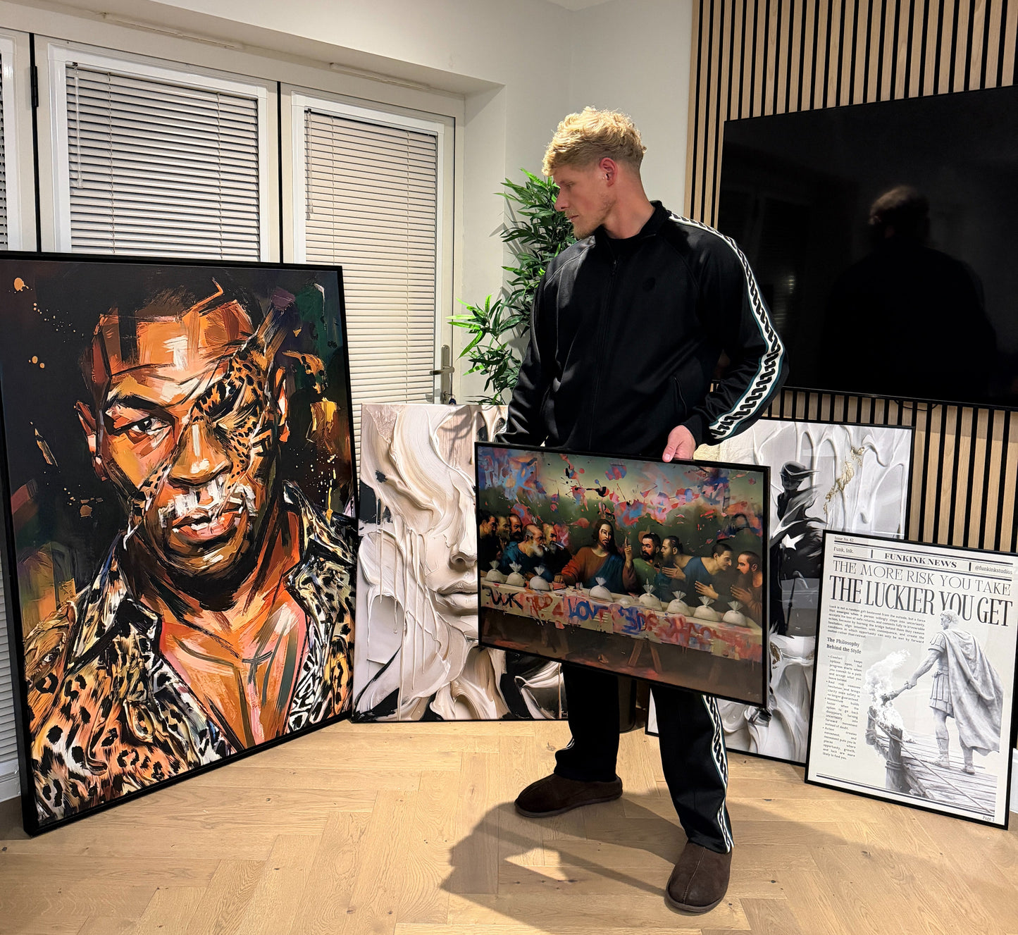 FACE OFF - Limited Edition Float Frame Canvas