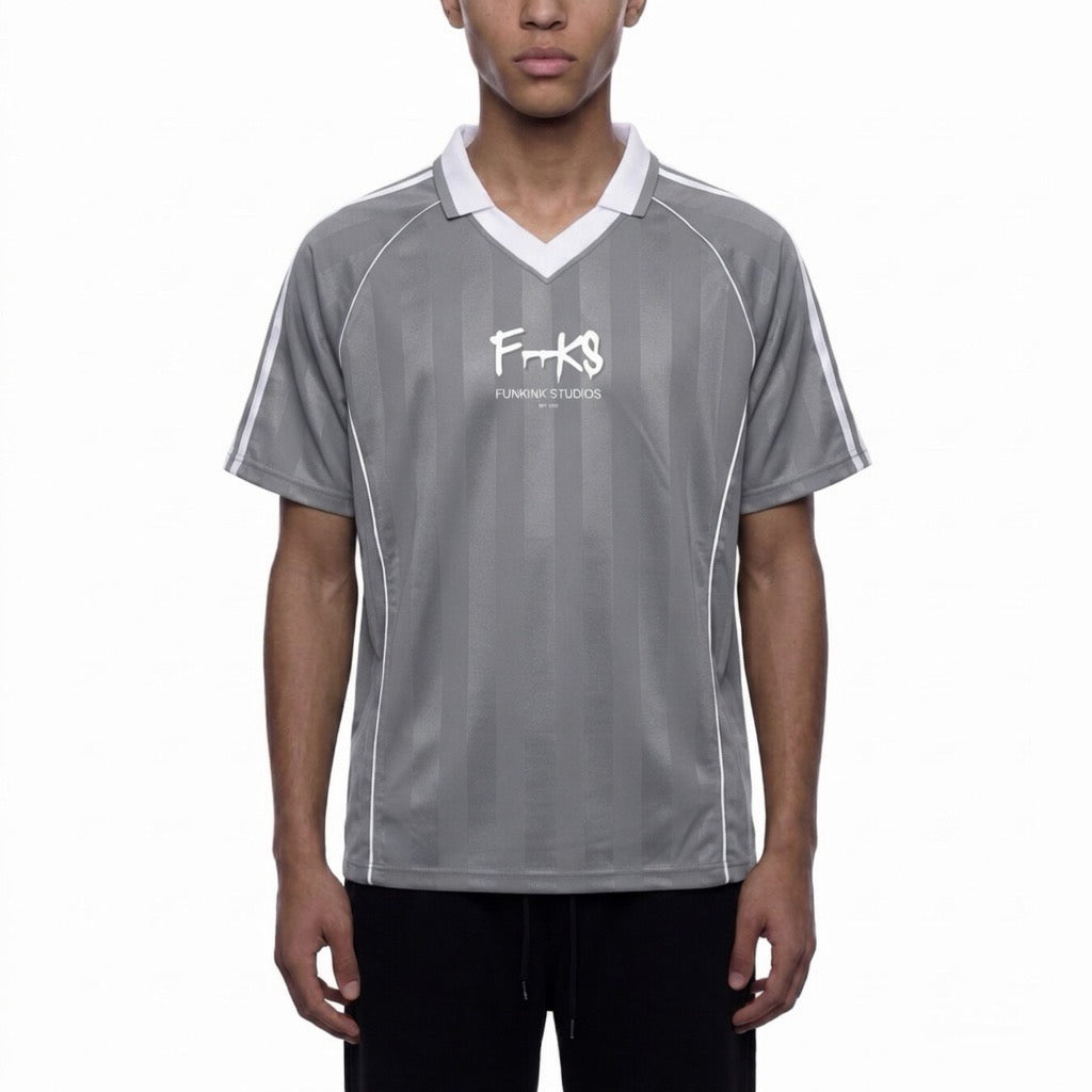 SOCCER JERSEY - BLACK/GREY/BLUE/GREEN