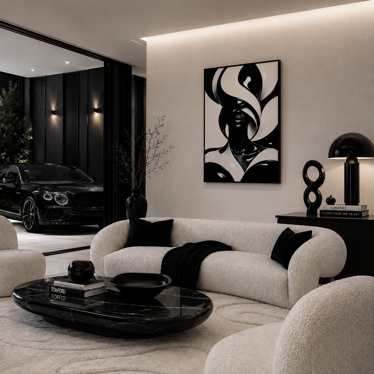 BLACK & WHITE GLOSS