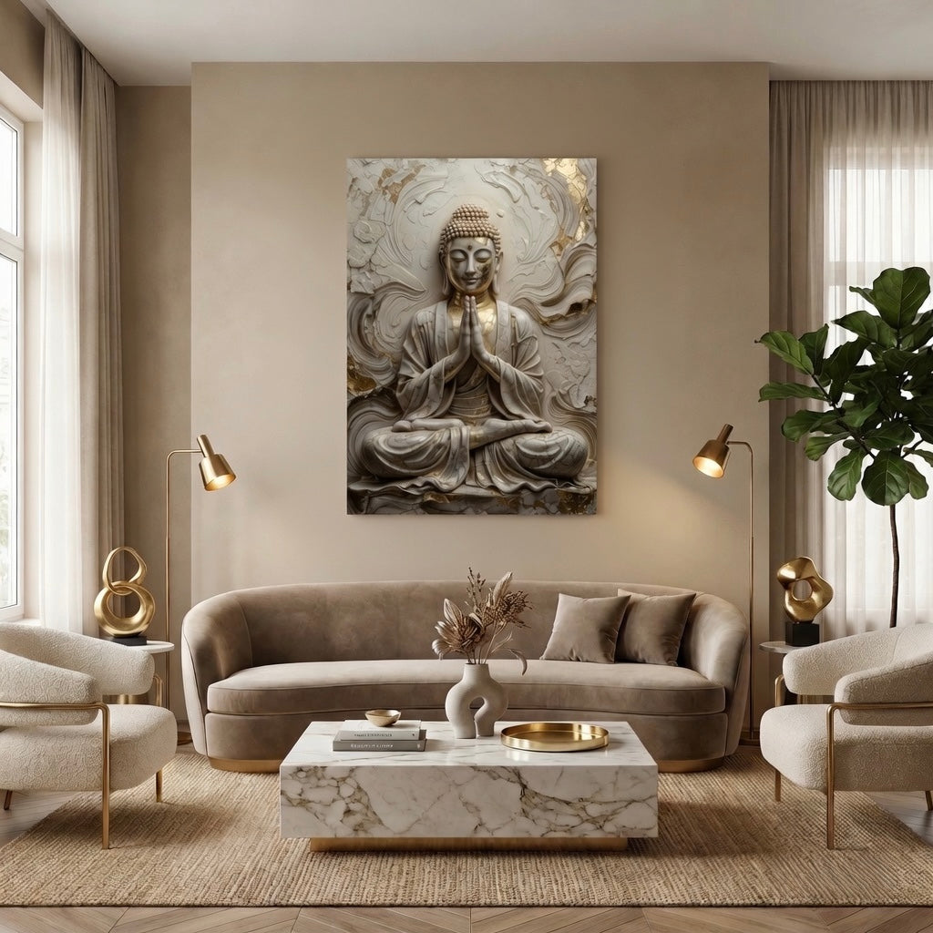 GOLDEN BUDDHA - Canvas