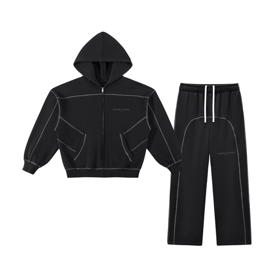 TRACKSUIT - FNK1 ZIP CONTRAST STITCH