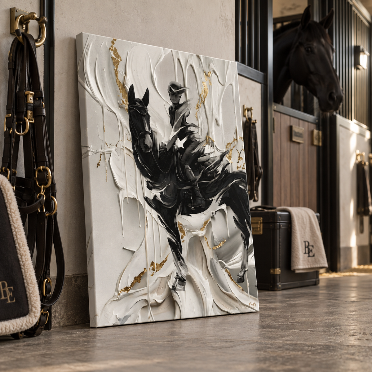 MELTING RIDER - Canvas