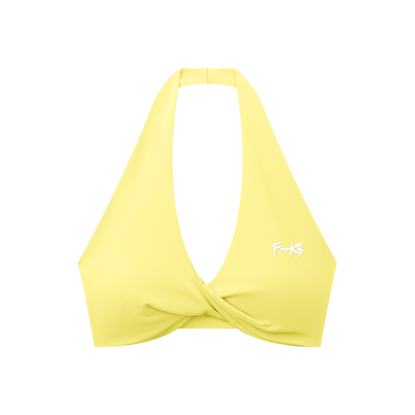 TWISTED HALTER SPORTS BRA - COLOURS