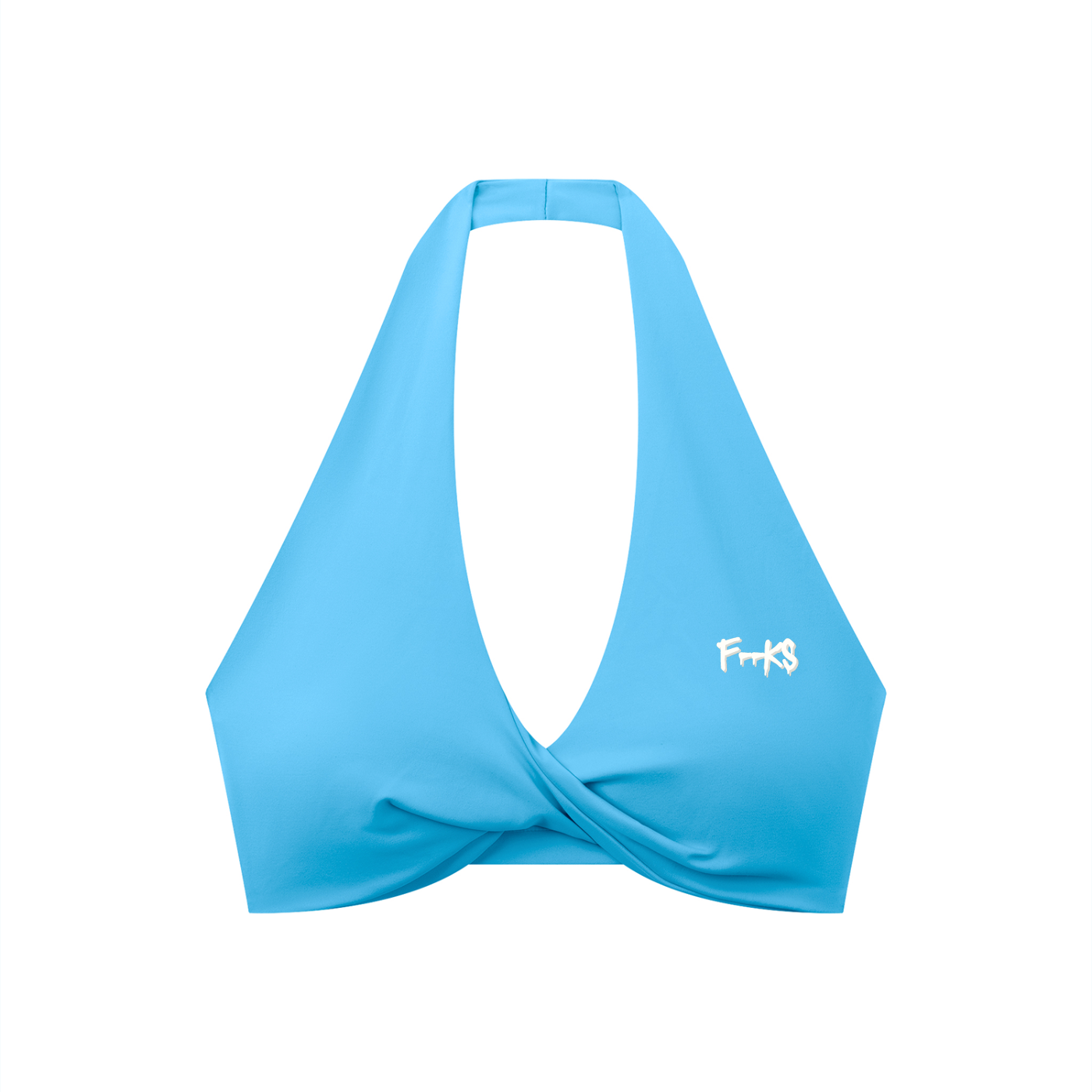 TWISTED HALTER SPORTS BRA - COLOURS