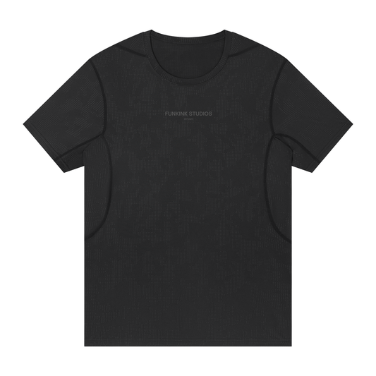 MUSCLE FIT GYM  TSHIRT - BLACK