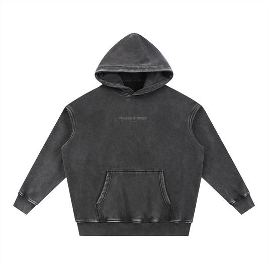HOODIE - SNOW WASH FLEECED OVERSIZE