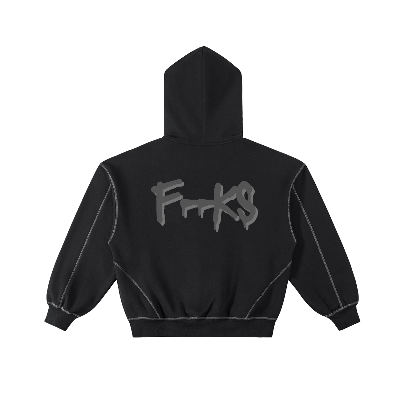 HOODIE - BOXY FLEECE ZIP  FNK1