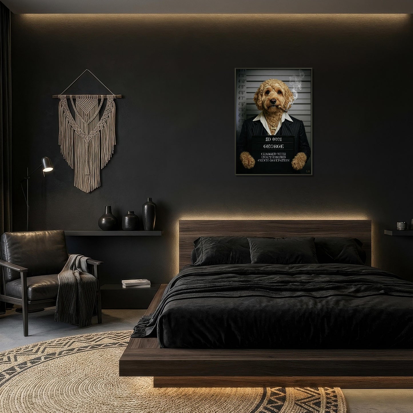 COCKAPOO MUGSHOT - CREAM - PERSONALISED