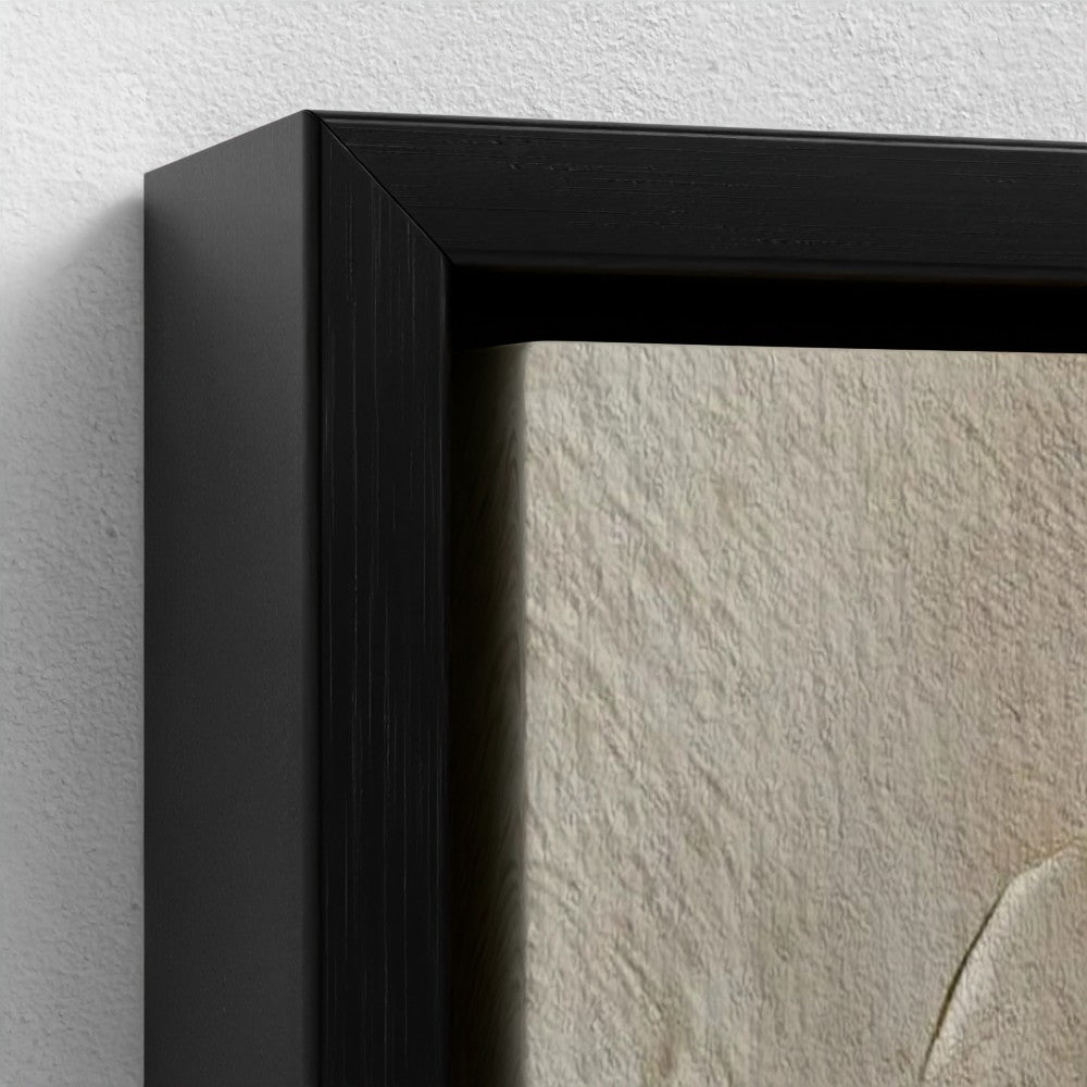 MELTING FACE - Limited Edition Float Frame Canvas